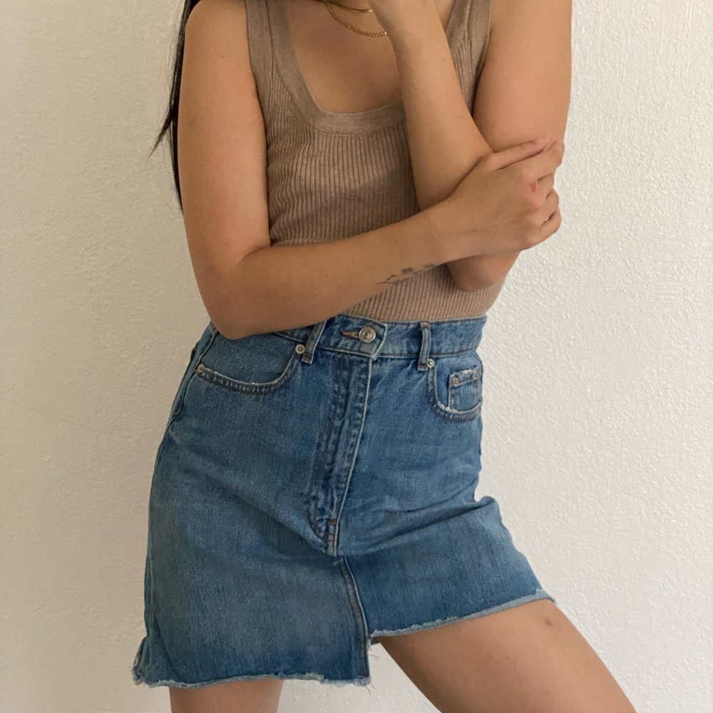 ZARA denim skirt